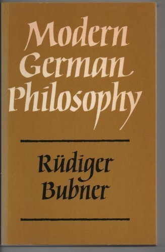 Modern German Philosophy,Used
