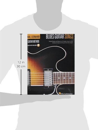 Blues Guitar Songs  Hal Leonard Guitar Method Book/Online Audio,Used