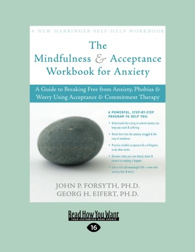 Mindfulness & Acceptance for Anxiety (Large Print 16pt),Used