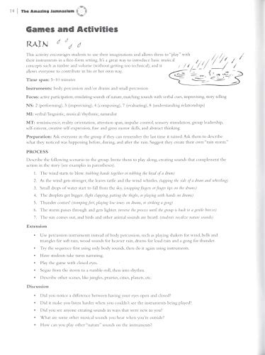 The Amazing Jamnasium: A Playful Companion To Together In Rhythm, Book & Cd,New