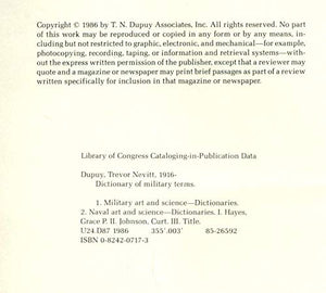 Dictionary of Military Terms: A Guide to the Language of Warfare and Military Institutions,Used