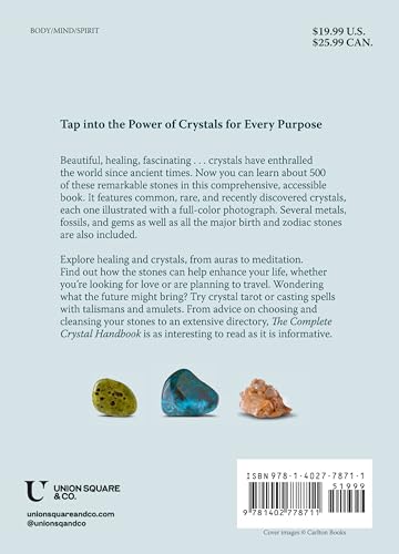 The Complete Crystal Handbook: Your Guide to More than 500 Crystals,New