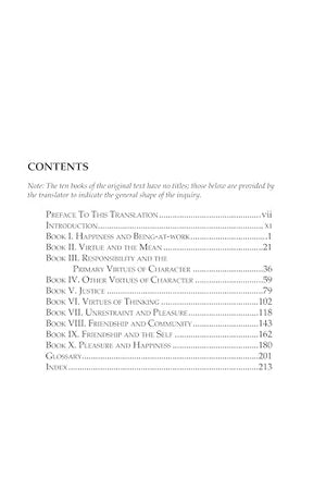 Aristotle's Nicomachean Ethics (Focus Philosophical Library Series),Used