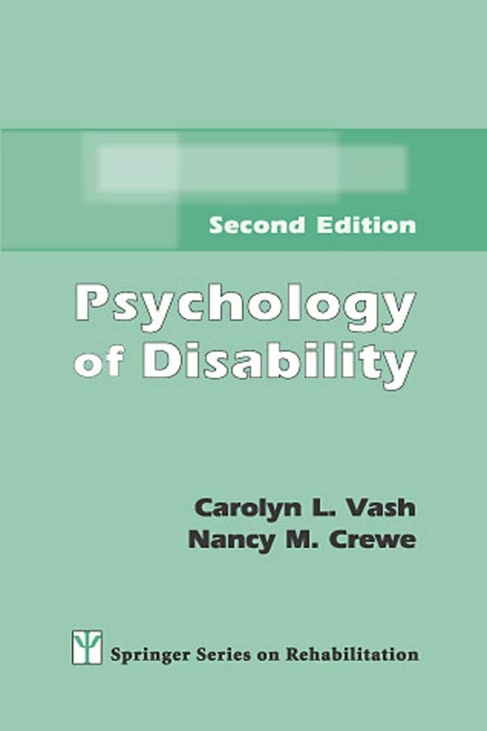 Psychology Of Disability (Springer Series On Rehabilitation),New