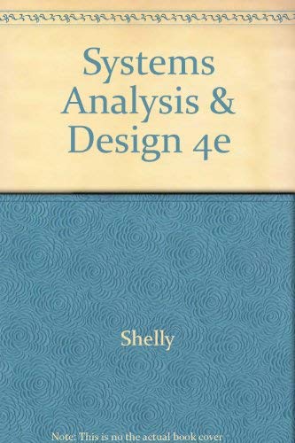 Systems Analysis and Design, Fourth Edition,Used