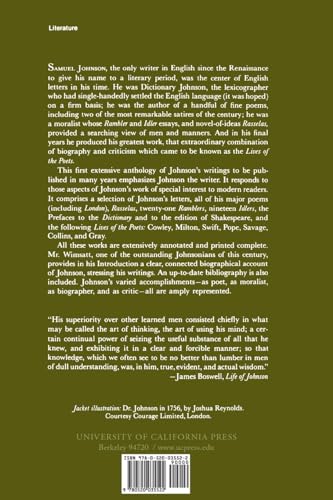 Samuel Johnson: Selected Poetry and Prose,Used