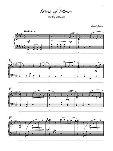 Grand OneHand Solos for Piano, Bk 6: 8 Late Intermediate Pieces for Right or Left Hand Alone,Used