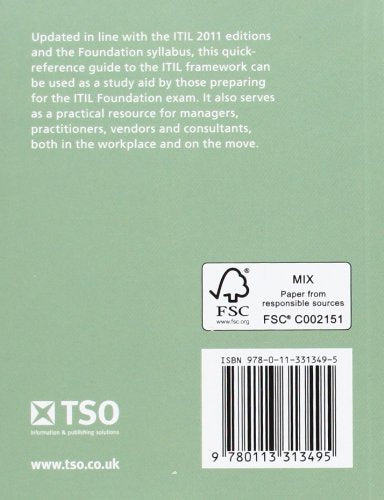 Itil Foundation Handbook  Pocketbook: 2011,Used