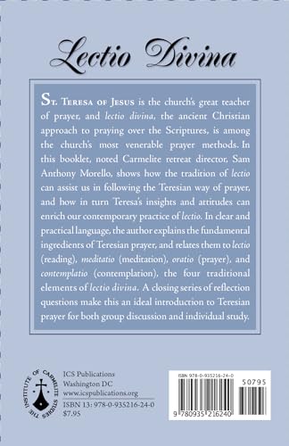 Lectio Divina and the Practice of Teresian Prayer (An Ics Pamphlet),Used