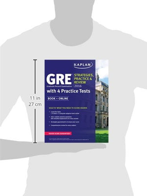 Gre 2016 Strategies, Practice, And Review With 4 Practice Tests: Book + Online (Kaplan Test Prep)