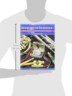 PW22PR  Standard of Excellence Enhanced Book 2  Drums and Mallet Percussion,Used