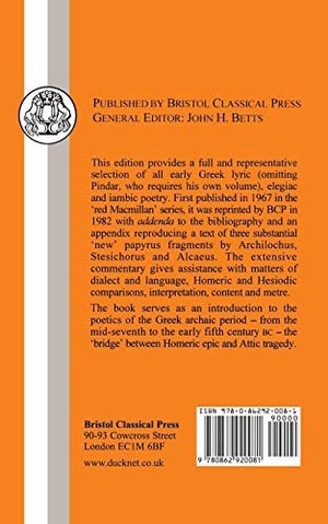 Greek Lyric Poetry (Greek Texts),Used