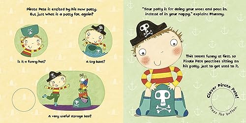 Pirate Pete's Potty: A Noisy Sound Book (Pirate Pete and Princess Polly),Used