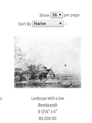 The Complete Etchings of Rembrandt: Reproduced in Original Size (Dover Fine Art, History of Art),Used