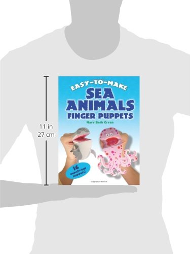 EasytoMake Sea Animals Finger Puppets (Dover Children's Activity Books),Used