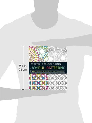 Stress Less Coloring  Joyful Patterns: 100+ Coloring Pages for Fun and Relaxation,Used