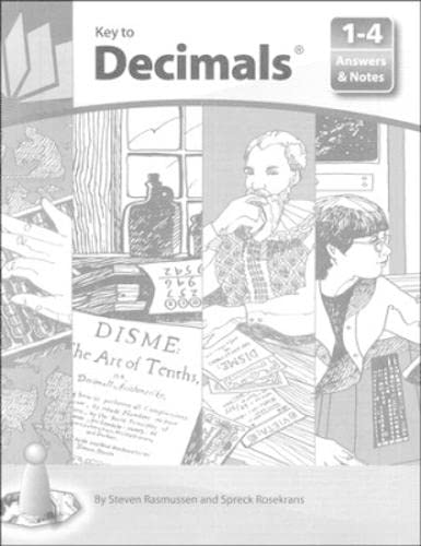 Key to Decimals, Books 14, Answers and Notes (KEY TO...WORKBOOKS),New