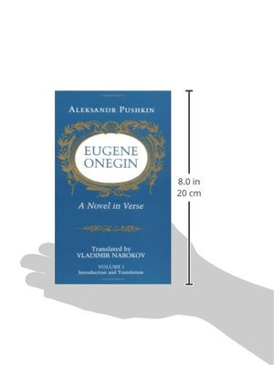 Eugene Onegin: A Novel in Verse, Vol. 1,New