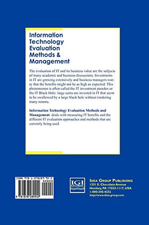 Information Technology Evaluation Methods and Management,Used