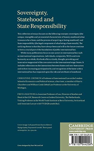 Sovereignty, Statehood and State Responsibility: Essays in Honour of James Crawford,Used