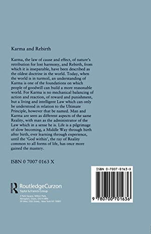Karma and Rebirth: The Karmic Law of Cause and Effect,Used
