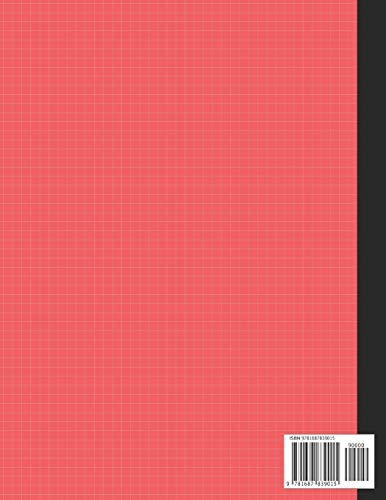Graph Paper Notebook: Quad Rule 5x5 per Inch Composition Page Bound Comp Book, Grid Paper for Math, Science and Chemistry Studen,Used