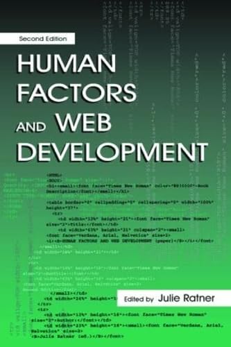 Human Factors And Web Development,Used