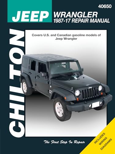 Chilton Total Car Care Jeep Wrangler 19872017 Repair Manual (Chilton's Total Care) Chilton,New
