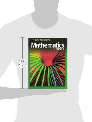 Holt Mcdougal Mathematics, Course 3, Student Edition,New