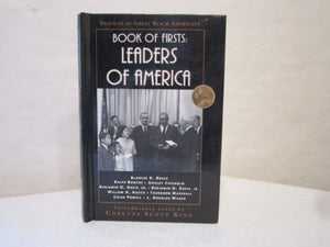 Book of Firsts: Leaders of America (PROFILES OF GREAT BLACK AMERICANS),Used