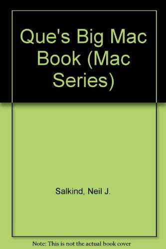 Que's Big Mac Book (Mac Series),Used