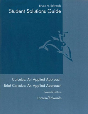 Calculus an Applied Approach Student Solutions Guide,Used