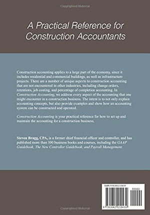 Construction Accounting: Third Edition: A Practitioners Guide,Used