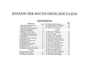 Organbook (Orgelbuchlein): Comb Bound Book (Kalmus Edition),Used
