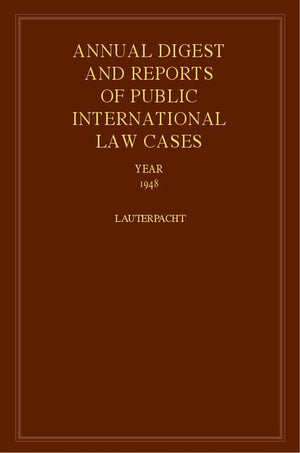 International Law Reports (Volume 15),Used