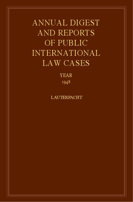 International Law Reports (Volume 15),Used