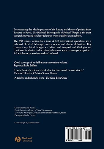 The Blackwell Encyclopaedia of Political Thought,New