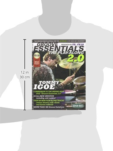 Vic Firth Presents Groove Essentials 2.0 with Tommy Igoe: The Groove Encyclopedia for the Advanced 21stCentury Drummer,Used