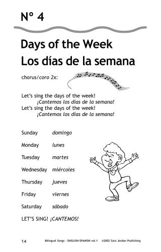 Bilingual Songs: English  Spanish vol. 1, CD with book (Bilingual Songs Songsspanish) (Spanish Edition),Used