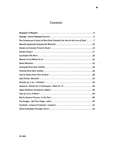 Guitar Works Of Agustn Barrios Mangor, Vol 3