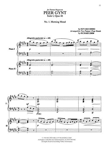 5 Classical Favorites Arranged for Two Pianos, Four Hands: Canon in D,
