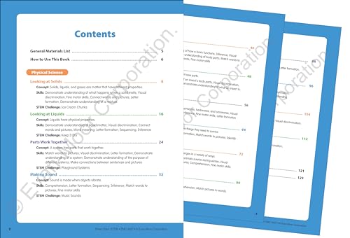 Evanmoor Smart Start Stem Workbook, Grade 1, Science, Technology, Engineering, Math, Hands On Activities, Problem Solving, Crit