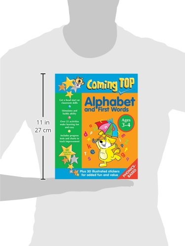 Coming Top: Alphabet and First Words Ages 34: Get A Head Start On Classroom Skills  With Stickers!,Used