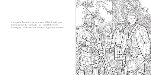 The Official Outlander Coloring Book: An Adult Coloring Book,New