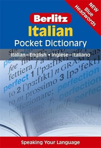 Italian Pocket Dictionary: ItalianEnglish/IngleseItaliano (Berlitz Pocket Dictionary),Used
