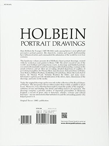 Holbein Portrait Drawings (Dover Fine Art, History of Art),Used