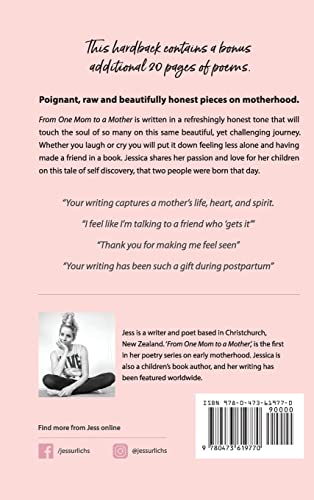From One Mom to a Mother: Poetry & Momisms (Jessica Urlichs: Early Motherhood Poetry & Prose Collection),Used