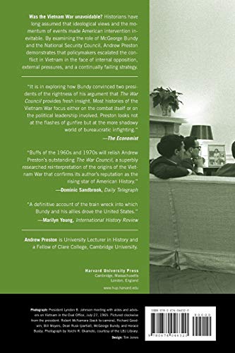 The War Council: Mcgeorge Bundy, The Nsc, And Vietnam,Used