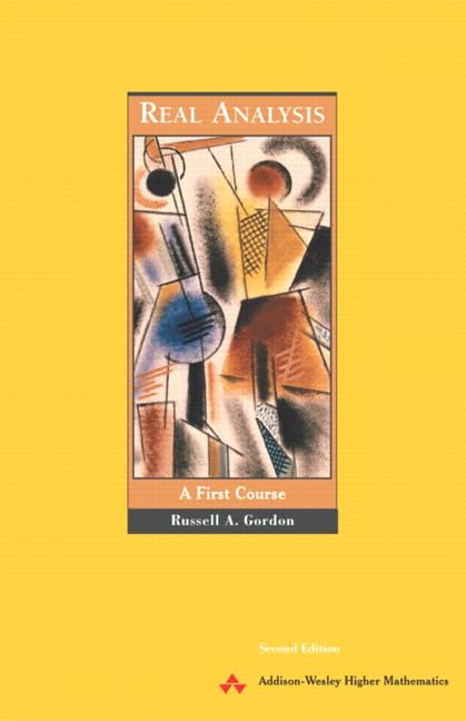 Real Analysis: A First Course, 2nd Edition,Used