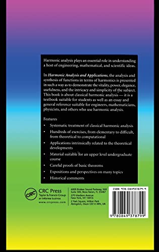 Harmonic Analysis and Applications (Studies in Advanced Mathematics),Used